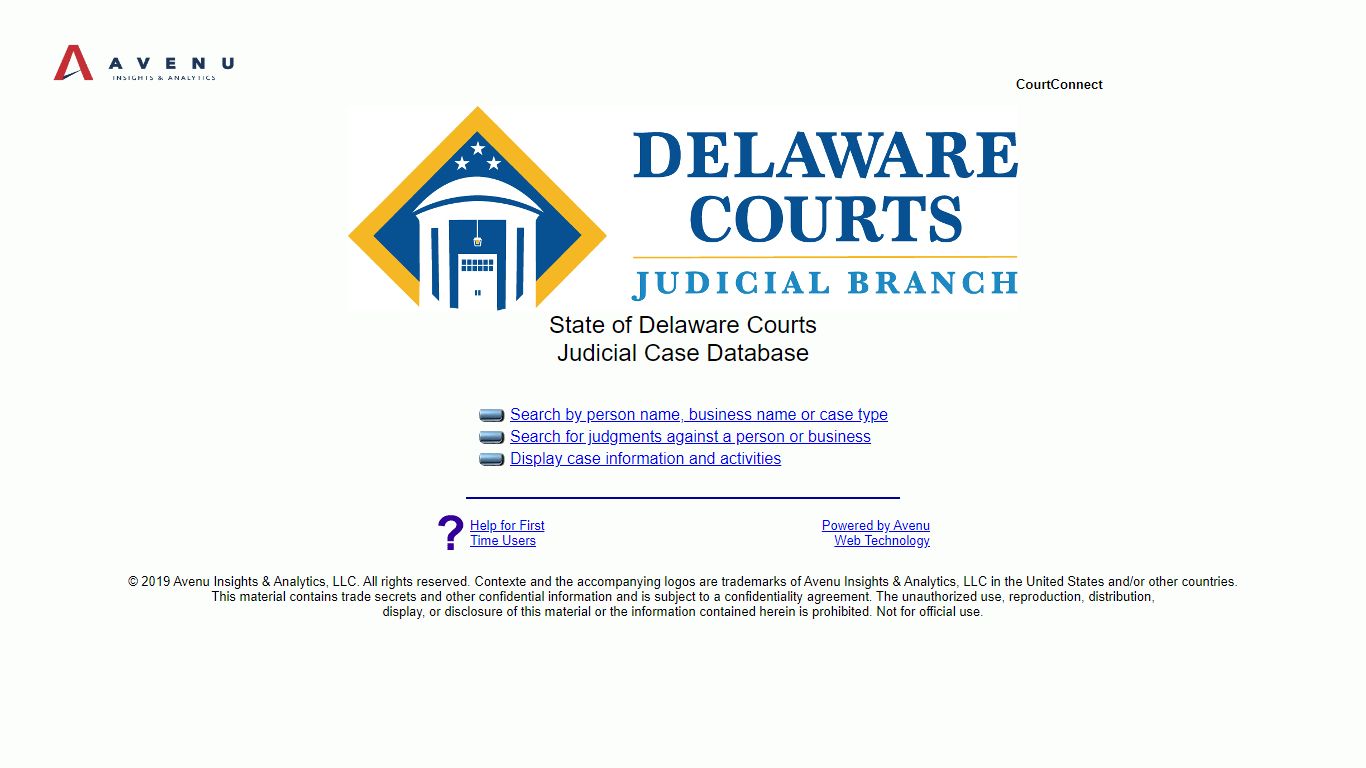 CourtConnect - Delaware
